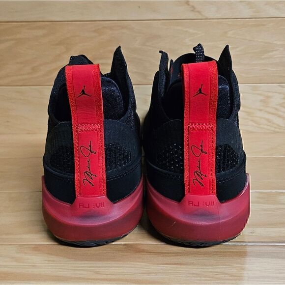 Air Jordan 37 Size 6 Youth 6Y Black Red Kids Basketball Shoe Sneaker DD7421-007 - Picture 9 of 11